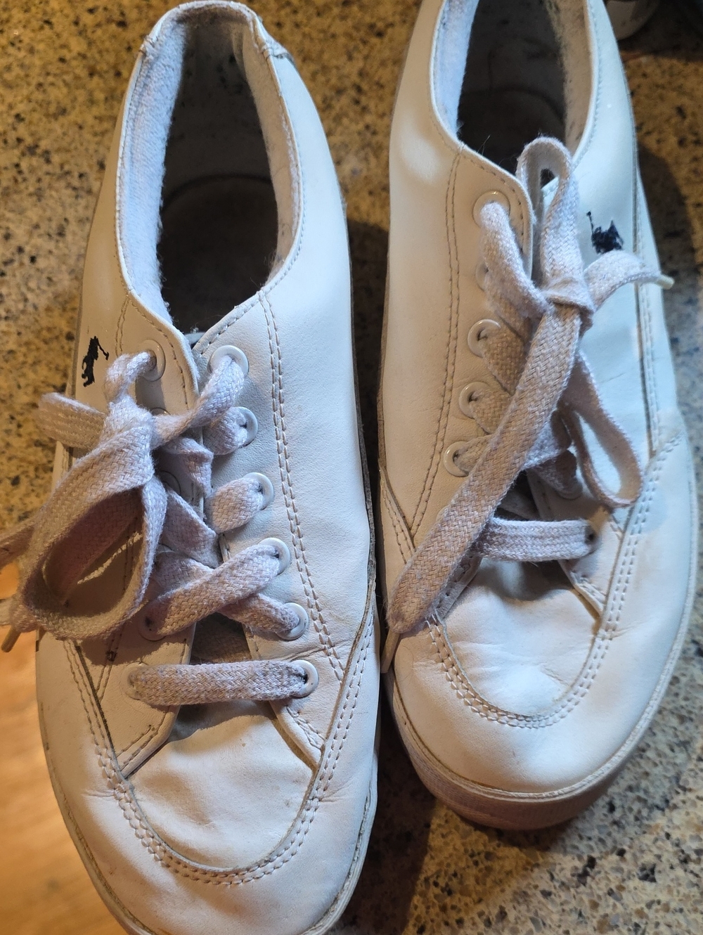 White Women's Lace-Up Casual Sneakers